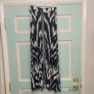 Black and White Maxi Skirt